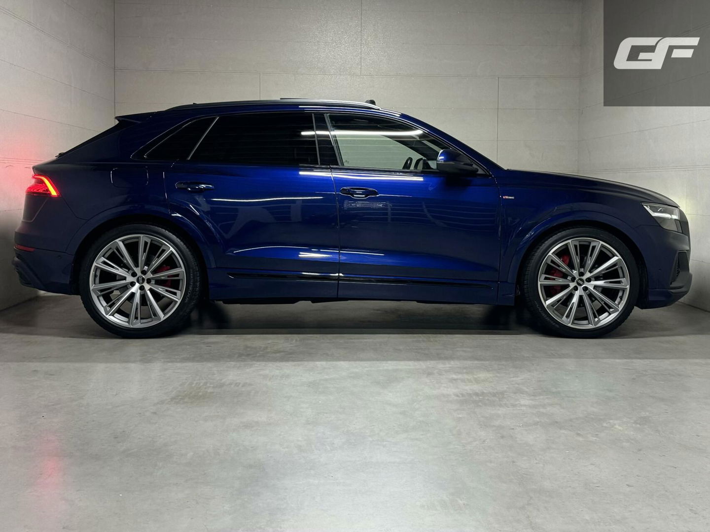 Audi Q8 55 TFSI Quattro S-Line Black Edition Pano B&O 360° Sfeer Luchtv. Trekh.
