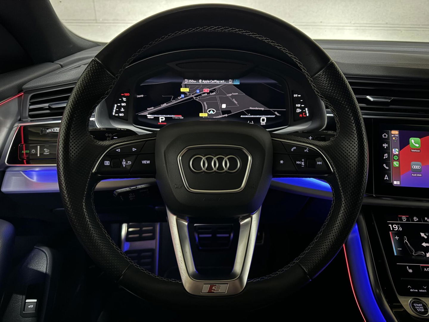 Audi Q8 55 TFSI Quattro S-Line Black Edition Pano B&O 360° Sfeer Luchtv. Trekh.