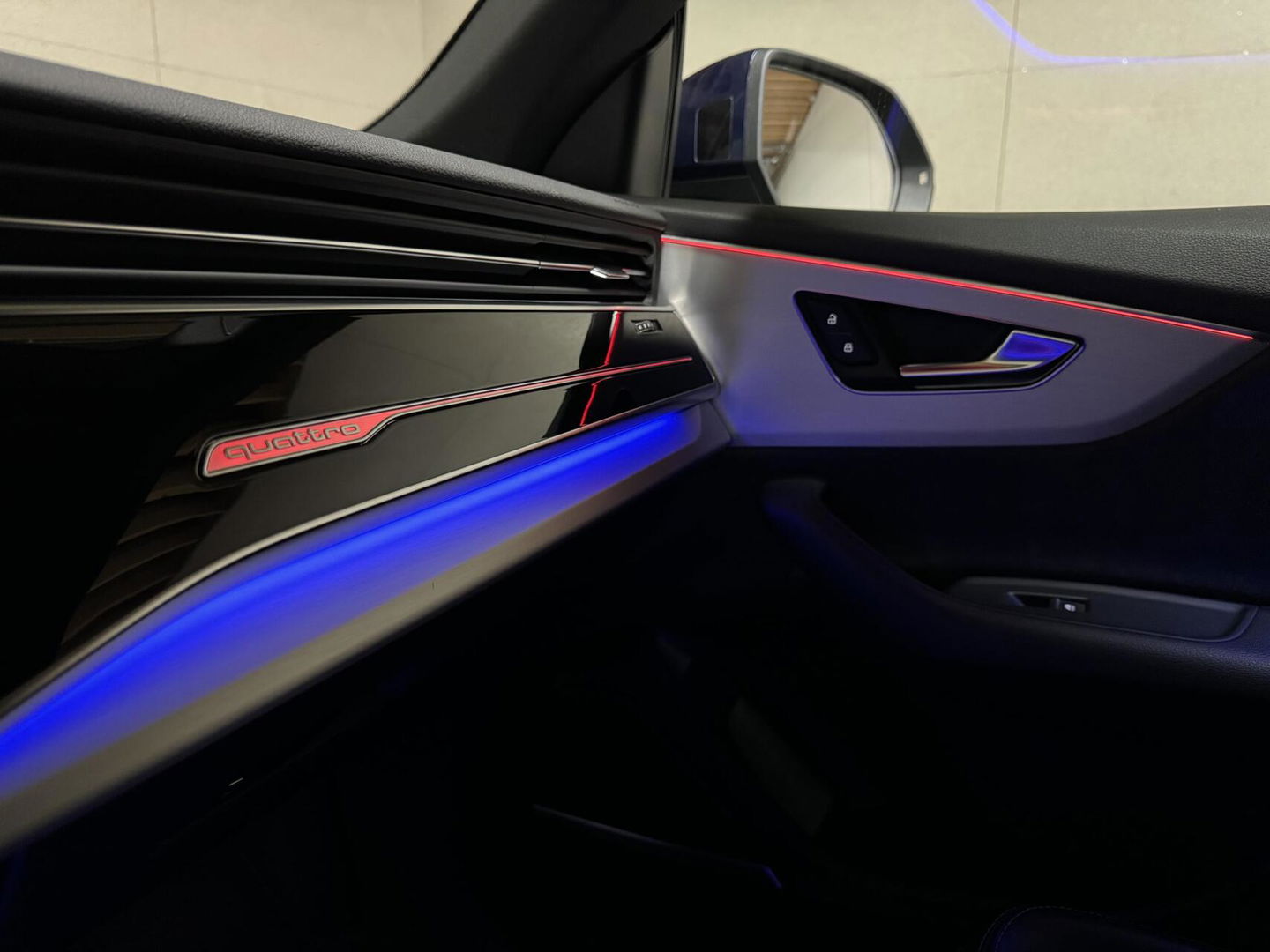 Audi Q8 55 TFSI Quattro S-Line Black Edition Pano B&O 360° Sfeer Luchtv. Trekh.