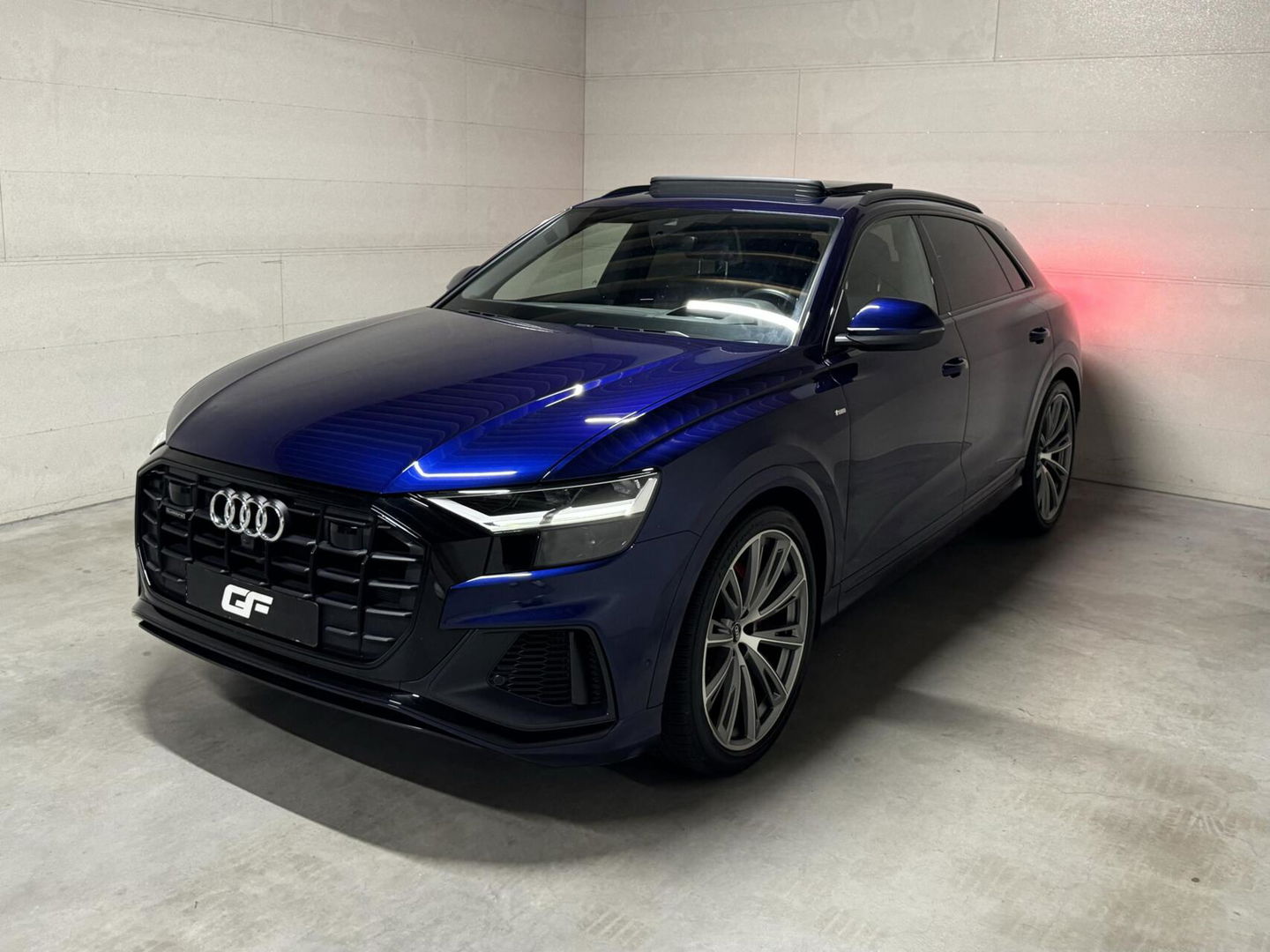 Audi Q8 55 TFSI Quattro S-Line Black Edition Pano B&O 360° Sfeer Luchtv. Trekh.