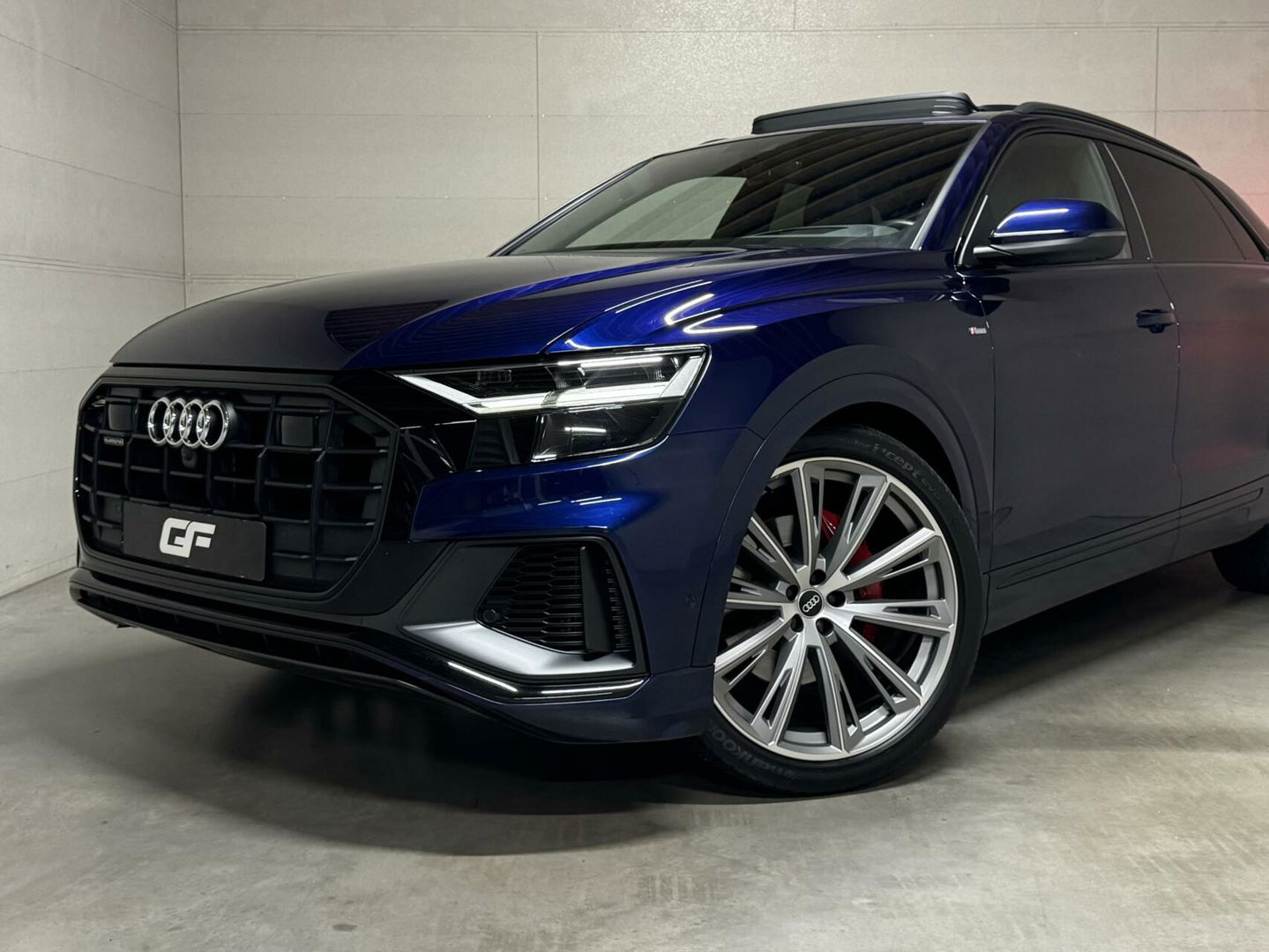 Audi Q8 55 TFSI Quattro S-Line Black Edition Pano B&O 360° Sfeer Luchtv. Trekh.