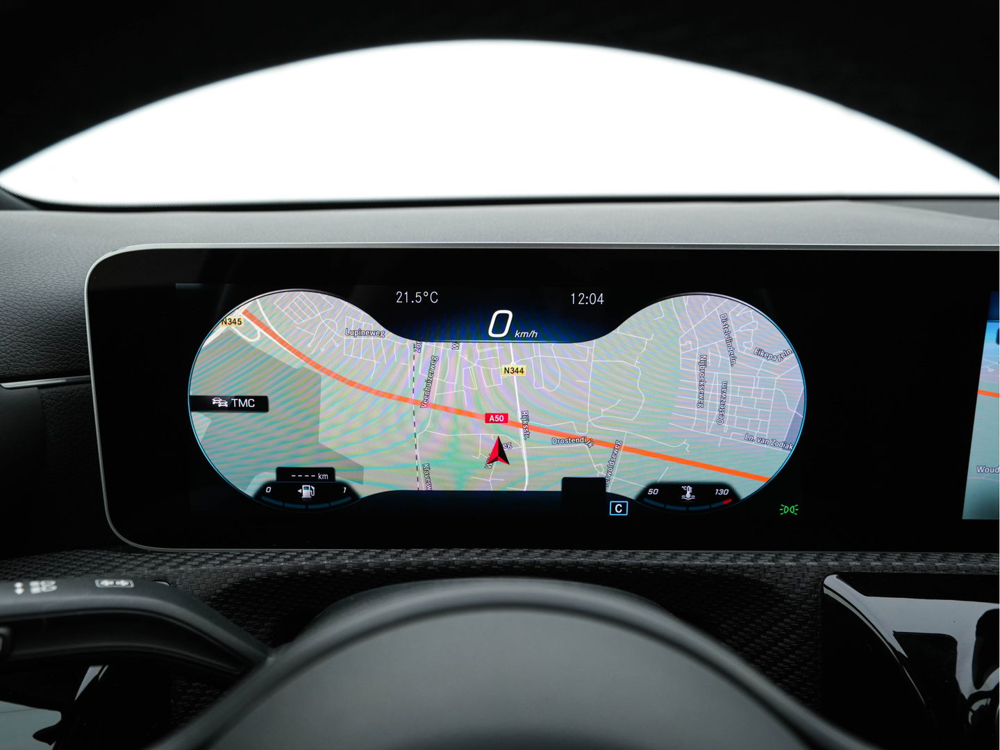 Mercedes-Benz A-Klasse 160 Business Solution (INCL-BTW) *LEATHER- FABRIC | FULL-LED | WIDE-SCREEN-COCKPIT | CAMERA | NAVI-FULLMAP | HEATED-COMFORTSEATS | ECC | PRIVACY-GLASS | PDC | KEYLESS | CRUISE | CARBON-INLAY | 16''ALU*