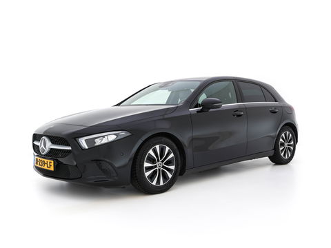 Mercedes-Benz A-Klasse 160 Business Solution (INCL-BTW) *LEATHER- FABRIC | FULL-LED | WIDE-SCREEN-COCKPIT | CAMERA | NAVI-FULLMAP | HEATED-COMFORTSEATS | ECC | PRIVACY-GLASS | PDC | KEYLESS | CRUISE | CARBON-INLAY | 16''ALU*