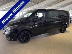 Mercedes-Benz Vito 114 CDI Extra Lang L3H1 DC Comfort 5 persoons / automaat / leer / navi / airco / cruise / vaste prijs rijklaar € 32.950 ex btw / lease vanaf € 538 / trekhaak / zwart metallic