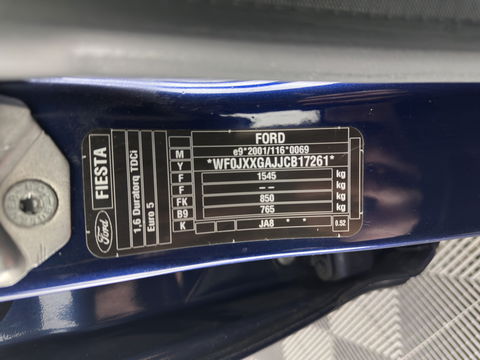 Ford Fiesta 1.6 TDCi ECOnetic Titanium *LEATHER-FABRIC | NAVI-FULLMAP | HEATED-COMFORTSEATS | ECC | PDC | CRUISE | PRIVACY-GLASS | 14''ALU*