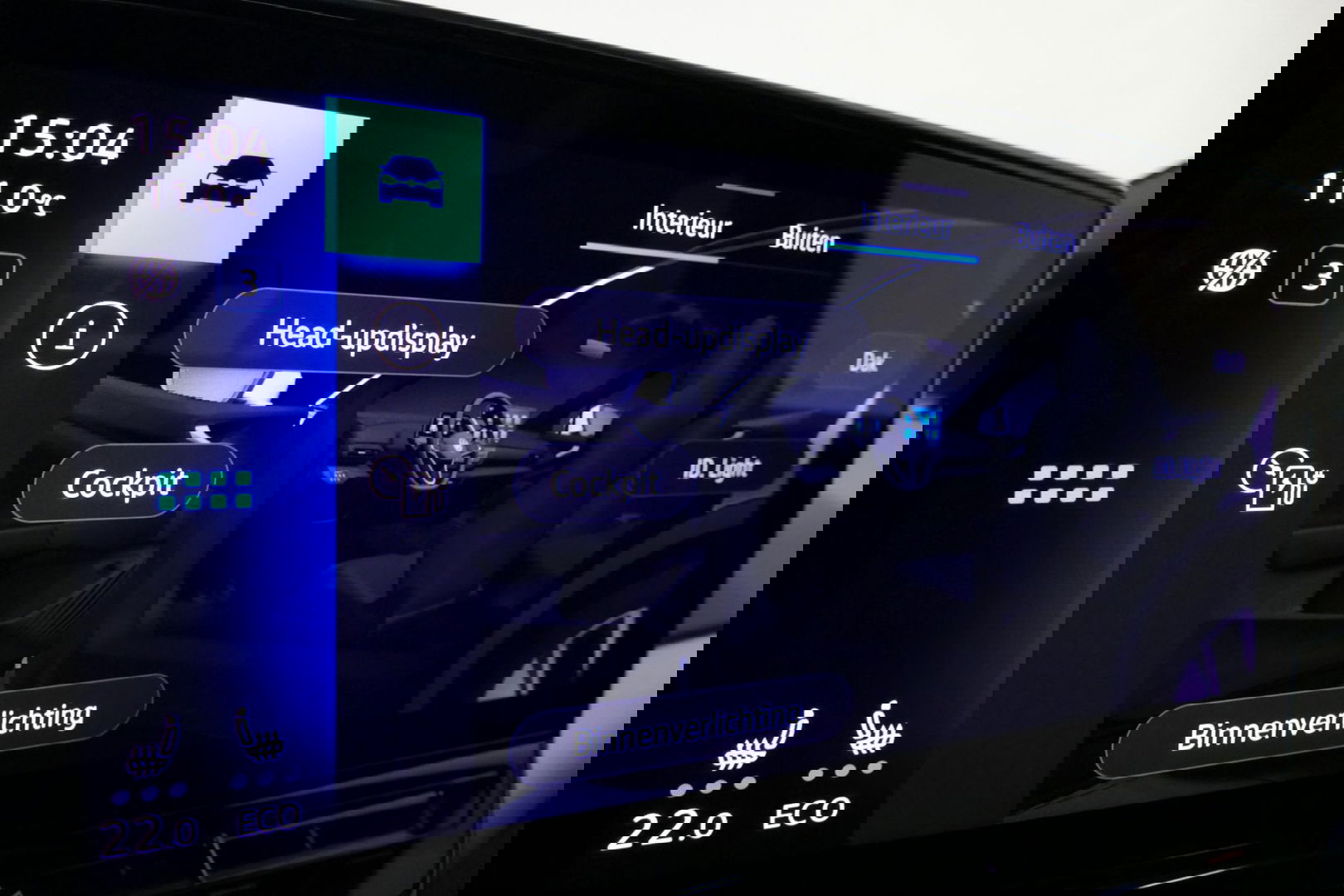 Volkswagen ID.4 First Max 77 kWh / SOH 92% / Panoramadak / Matrix LED IQ.Light / Elektr. verstelbare voorstoelen + memory / HUD Augmented Reality / Rondomzichtcamera / Apple Carplay - Android Auto / Stoelverwarming / 21'' LMV / Keyless / Achteruitrijcamera / Navigatie / 