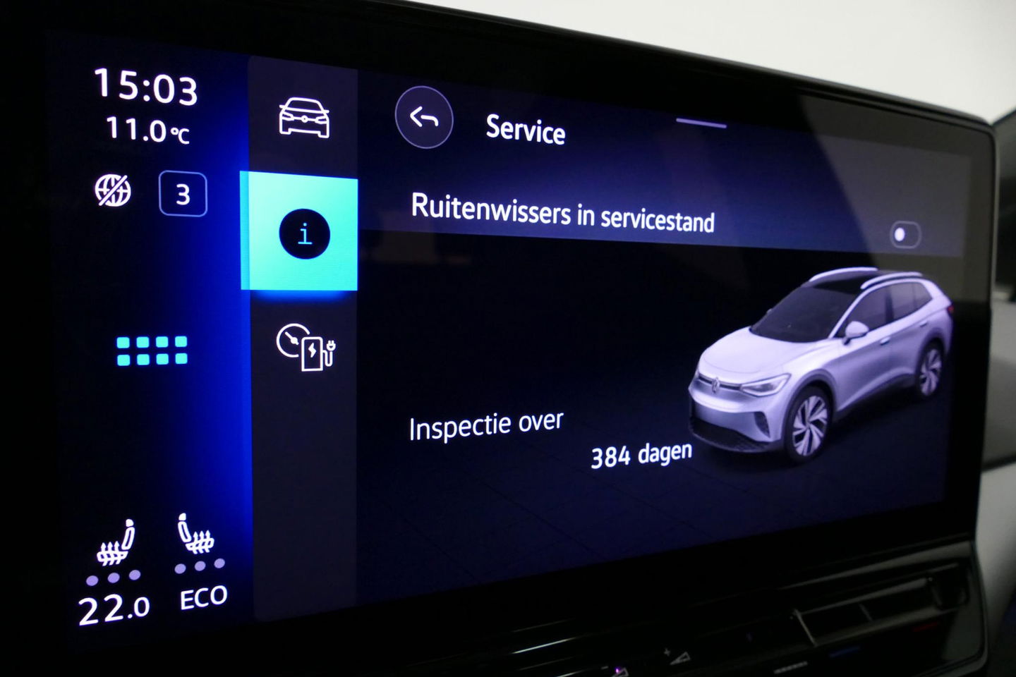 Volkswagen ID.4 First Max 77 kWh / SOH 92% / Panoramadak / Matrix LED IQ.Light / Elektr. verstelbare voorstoelen + memory / HUD Augmented Reality / Rondomzichtcamera / Apple Carplay - Android Auto / Stoelverwarming / 21'' LMV / Keyless / Achteruitrijcamera / Navigatie / 