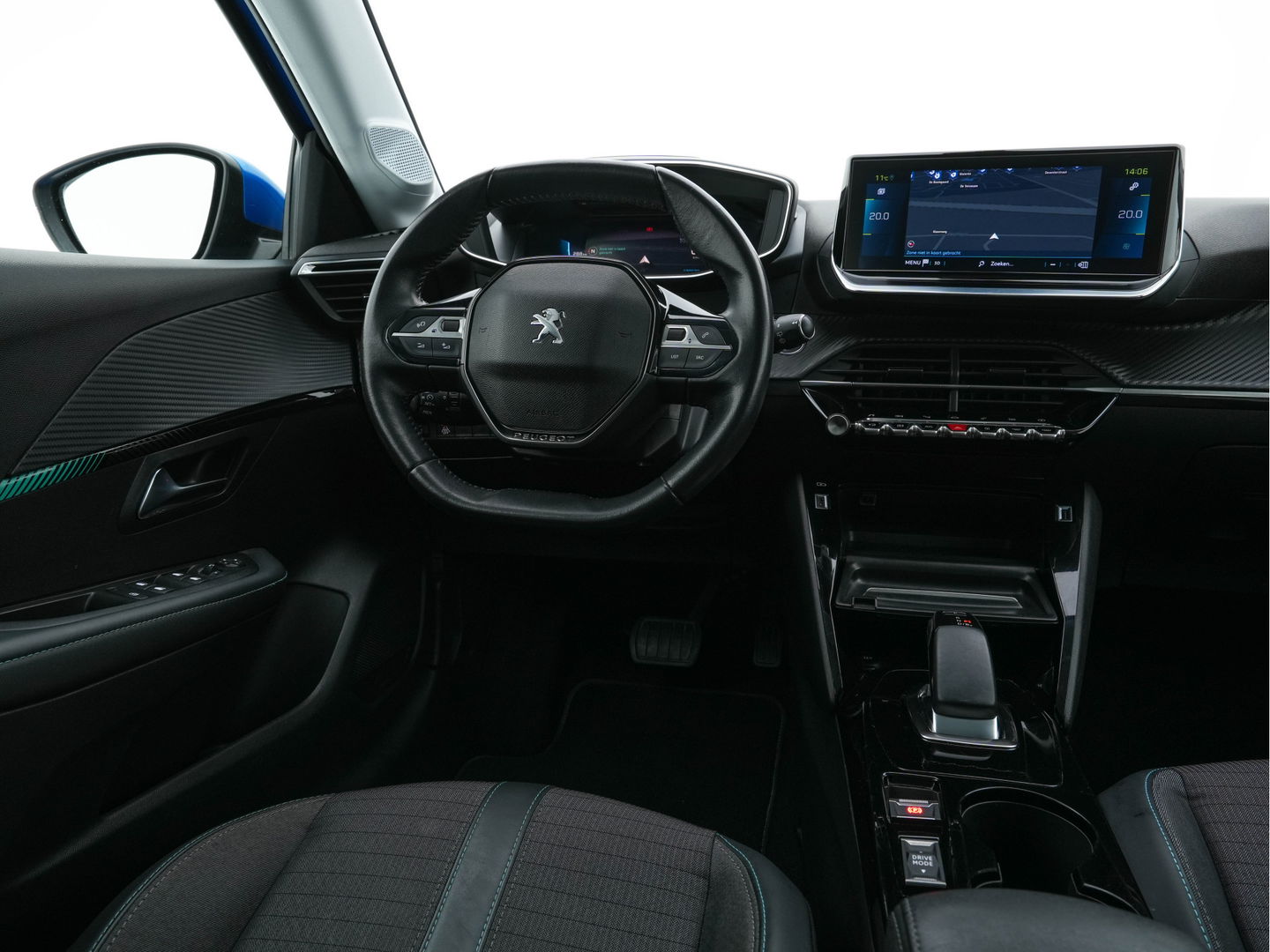 Peugeot e-208 EV Allure 50 kWh {SOH-91%} Aut *FULL-LED | DIGI-COCKPIT | BLINDSPOT | CAMERA | NAVI-FULLMAP | LANE-ASSIST | KEYLESS | DAB | CCS-FASTLOADER | TOP-VIEW | AMBIENT-LIGHT | PRIVACY-GLASS | 17"ALU*