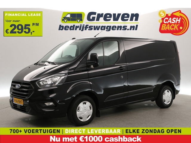 Ford Transit Custom - 2.0 TDCI L1H1 | Euro6 | Airco | Cruise | 3-Zits | Trekhaak | Parkeersens.