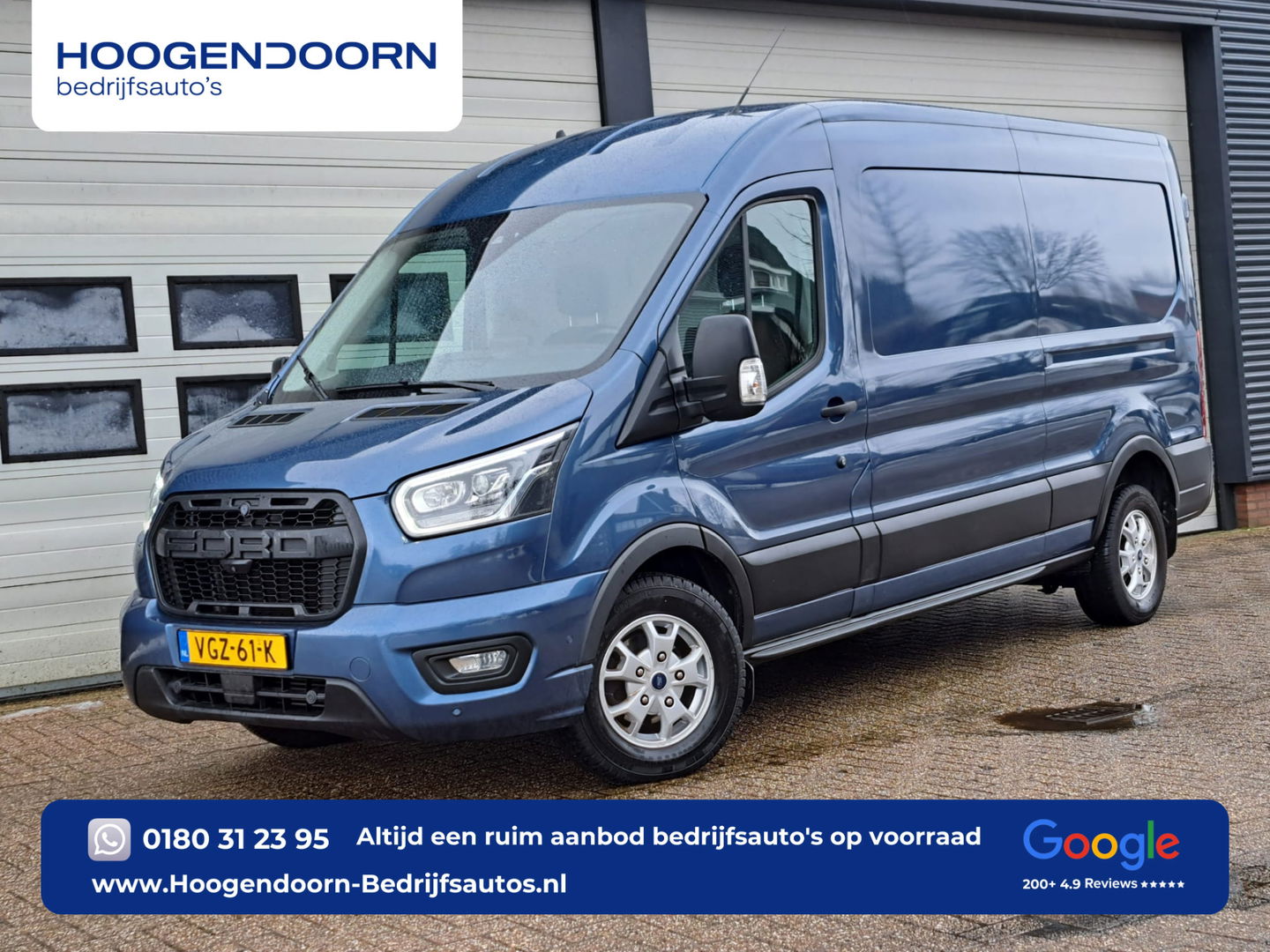 Ford Transit 350 2.0 TDCI 185pk Automaat Euro 6 L3H2 Limited - Rijplaat