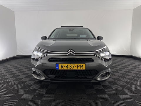 Citroën Ë-C4 Shine Pack Business 50 kWh [ 3-Fase ] {SOH-94%} (INCL.BTW) *PANO | HEAD-UP | LEATHER | FULL-LED | VIRTUAL-COCKPIT | KEYLESS | DAB+ | NAVI-FULLMAP | ECC | PDC | CRUISE | 18''ALU*