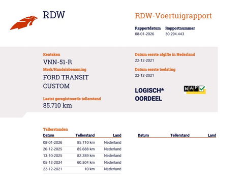 Ford Transit Custom 320 2.0 TDCI 130 pk Automaat - L2 DC - Platinum