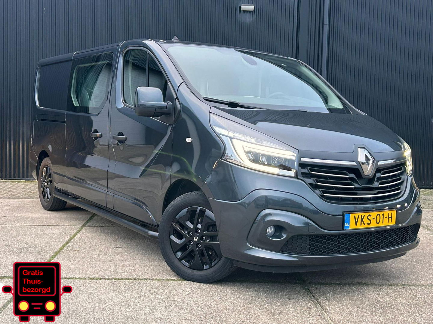 Renault Trafic 2.0 dCi 145pk EDC L2H1 DC Luxe | MARGE | Navigatie | LED | Velgen | Sidebars | Automaat | Dubbel cabine |