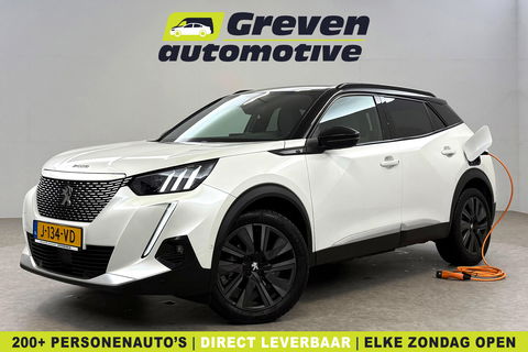 Peugeot e-2008 EV GT 50 kWh | SOH 90% | Snelladen | Sfeer | 360° | Virtual | Camera | Stoelverw. | Adap. Cruise | Keyless | Carplay | NAP
