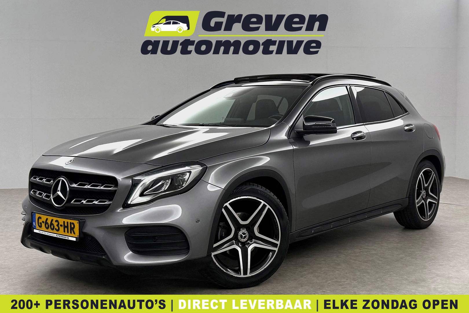 Mercedes-Benz GLA 180 AMG Night Upgrade | Pano | LED | Camera | Carplay | Parkeers. | NAP