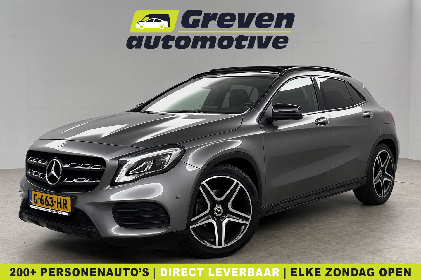 Mercedes-Benz GLA 180 AMG Night Upgrade | Pano | LED | Camera | Carplay | Parkeers. | NAP