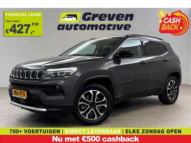 Jeep Compass - 4xe 190 Plug-in Hybrid Electric Limited | SOH: 85% | Virtual | LED | Carplay | Camera | Adaptive Cruise | Parkeersens.