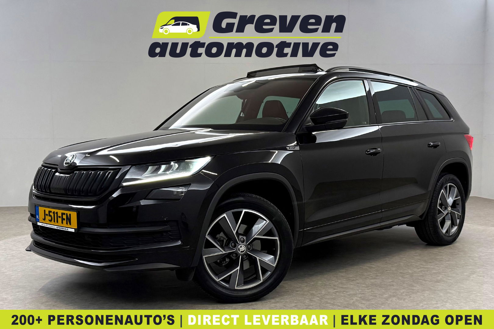 Škoda Kodiaq 1.5 TSI Sportline Business | Pano | Virtual | Sfeer | Memory | Camera | Carplay | Trekh. | Adap. Cruise | NAP