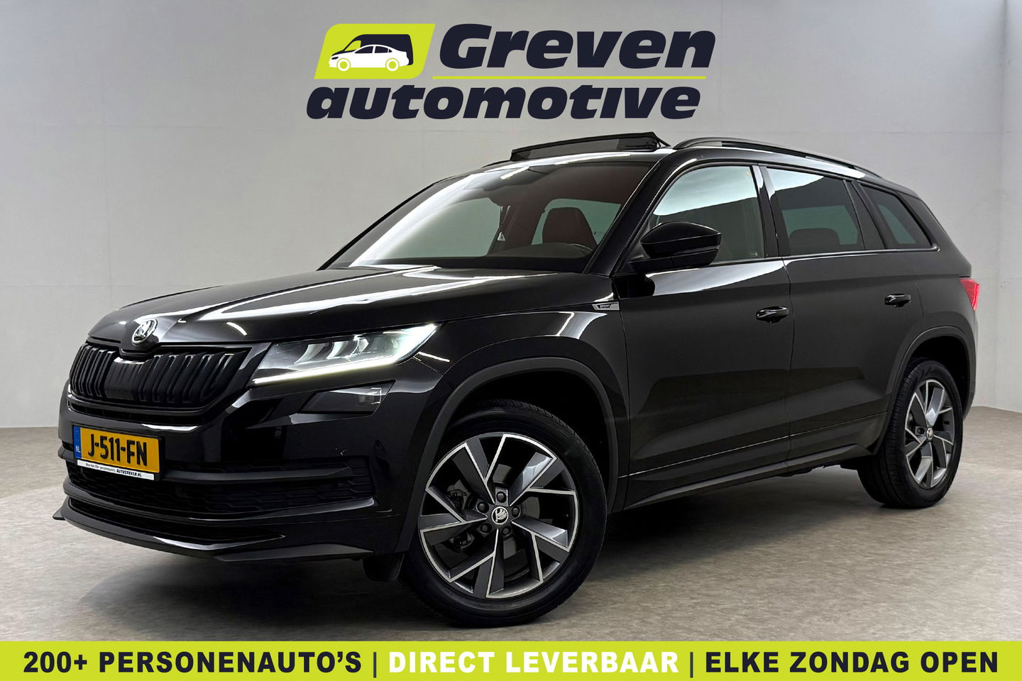 Škoda Kodiaq 1.5 TSI Sportline Business | Pano | Virtual | Sfeer | Memory | Camera | Carplay | Trekh. | Adap. Cruise | NAP