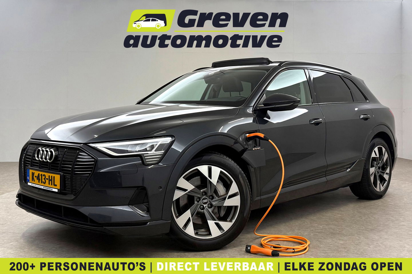 Audi e-tron 50 Quattro S-Line 71 kWh | SOH 94% | Snelladen | Pano | Sfeer | Memory | Virtual | Camera | Adap. Cruise | Carplay | Stoelverw.
