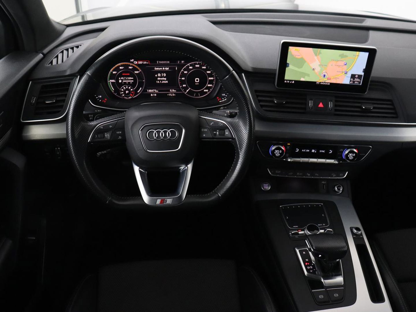 Audi Q5 55 TFSIe quattro S Line | Panoramadak | Adaptive cruise | 360 Camera | Virtual Cockpit | Half leder | Carplay | Full LED | Sportstoelen | Navigatie | PHEV | Plug In