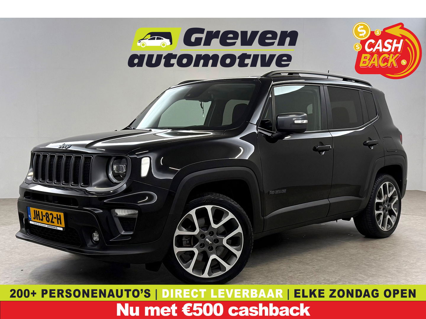 Jeep Renegade 4xe 240PK Plug-in Hybrid Electric S | SOH: 97% | Camera | Stoel/stuurverw. | Navi | Adaptive Cruise | Dodehoek | Keyless