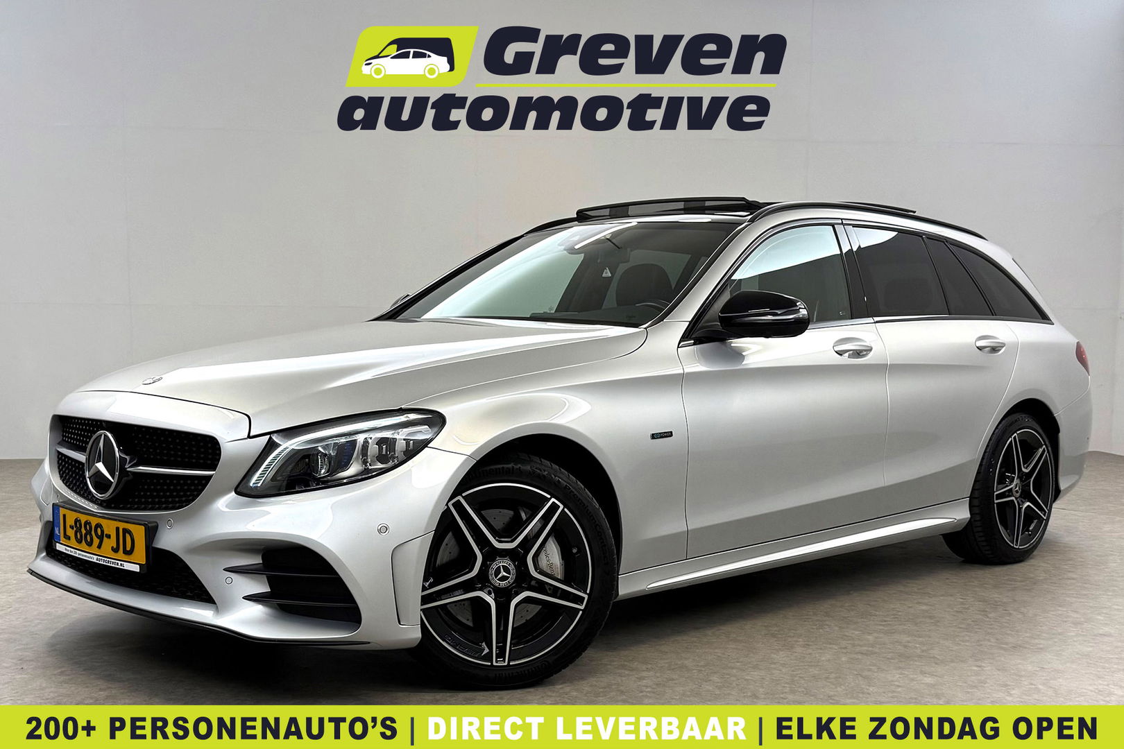 Mercedes-Benz C-Klasse 300 e AMG Limited | SOH 86% | Pano | Sfeer | Virtual | 360° | Trekh. | Stoelverw. | Cruise | Navi | NAP