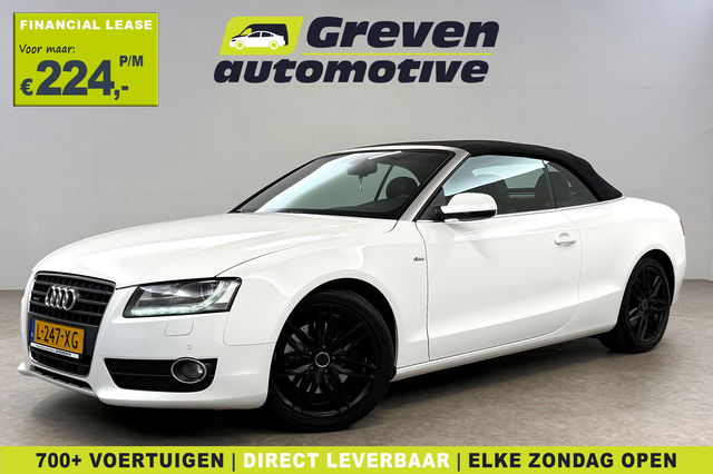 Audi A5 - 2.0 TFSI Quattro S-Line | Cabrio | Soft top | b&o | Clima | Stoelverw. | Cruise | Navi | Parkeersens.