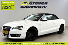 Audi A5 - 2.0 TFSI Quattro S-Line | Cabrio | Soft top | b&o | Clima | Stoelverw. | Cruise | Navi | Parkeersens.