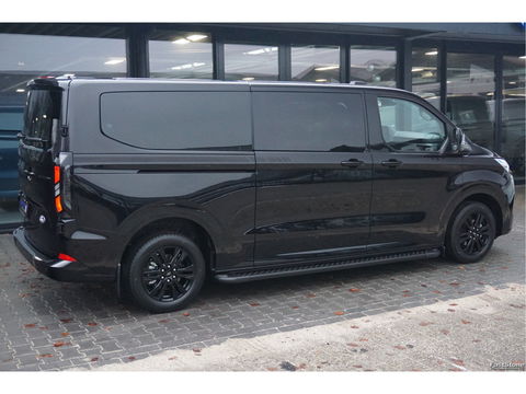 Ford Transit Custom 320L 2.5 PHEV Hybride 233PK DC Black Platinum PRIJS INCL. BPM !! Navi, 360° Cam, 17" LM, LED, Leder Interieur!! NR. HYB005