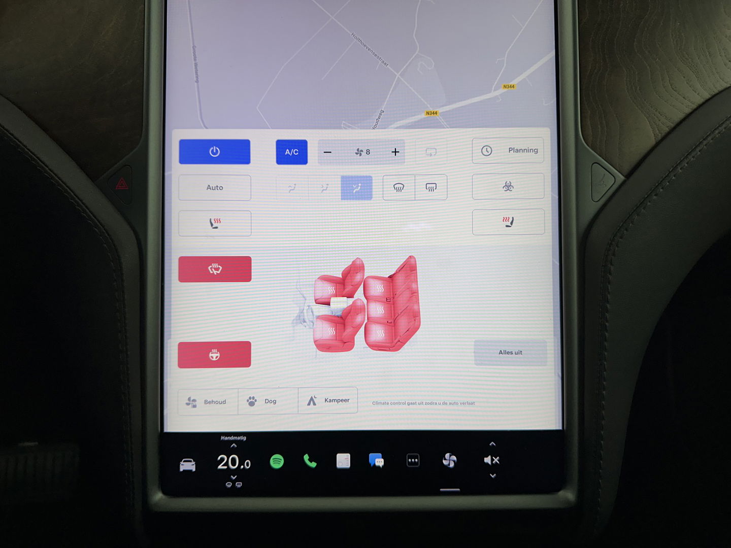 Tesla Model X Long Range [ 3-Fase ] (INCL.BTW) Aut. *PANO-WINDOW | AUTO-PILOT | LEATHER | TOP-VIEW | NAVI-FULLMAP | FULL-LED | AIR-SUSPENSION | DIGI-COCKPIT | KEYLESS | CAMERA | DAB+ | HEATED-COMFORTSEATS | TOWBAR | 20''ALU*