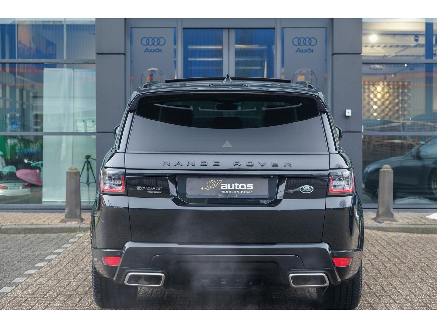 Land Rover Range Rover Sport P400e 404pk HSE Dynamic Panoramadak *BTW* Trekhaak Black pack Meridian 21" LMV