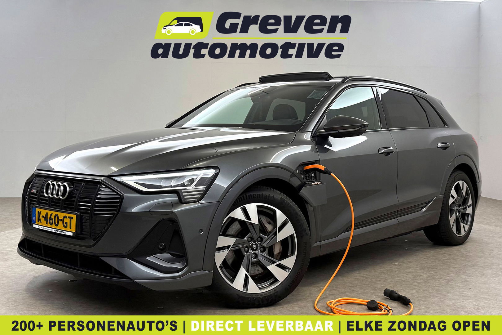 Audi e-tron 55 Quattro S-line 408PK 95 kWh | SOH 86% | Snelladen | Pano | Memory | Sfeer | 360° | Trekh. | Virtual | Carplay | NAP