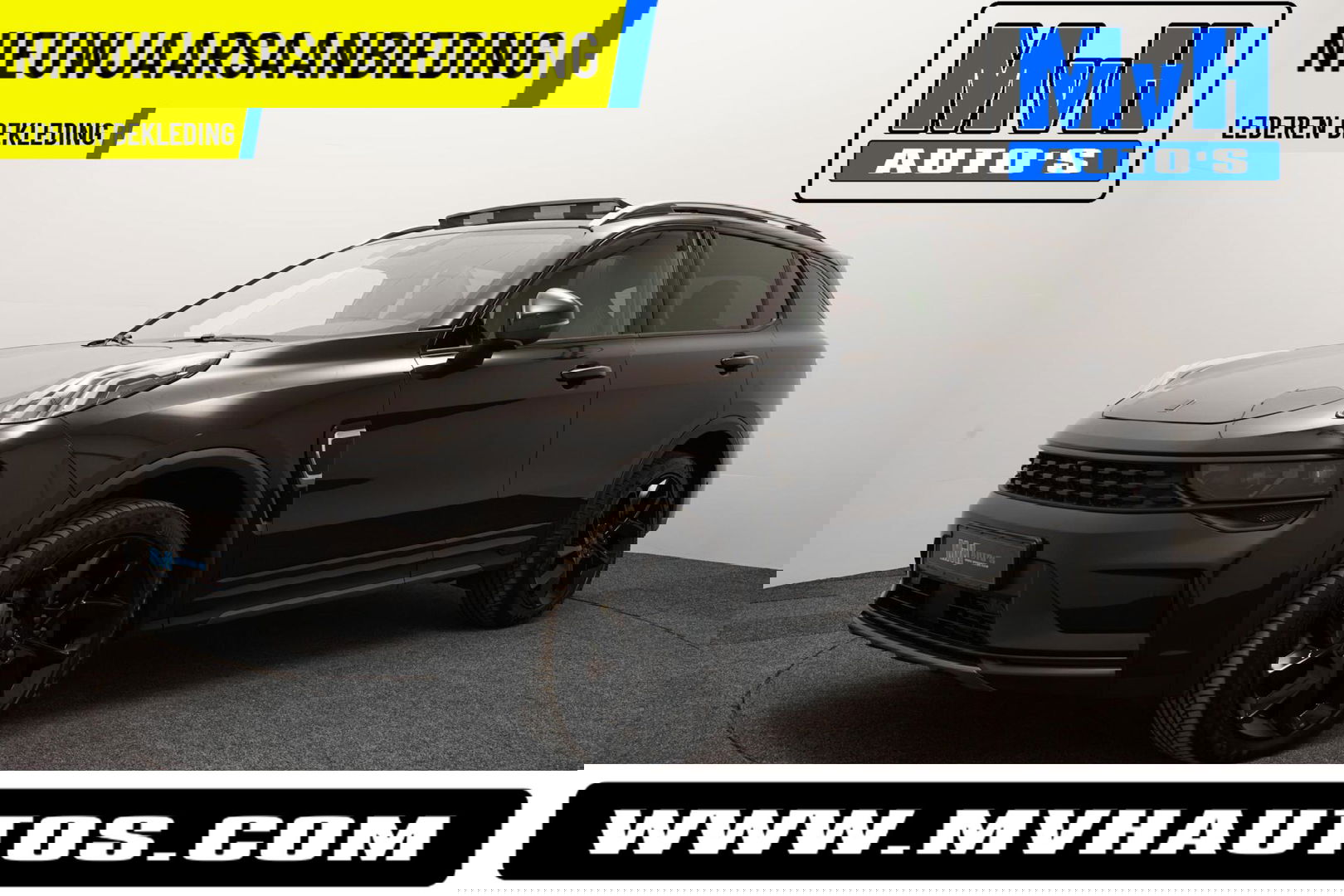 Lynk & Co 01 1.5 Hybride|LEER|FULL BLACK XL|ZWARTE.HEMEL|NAP