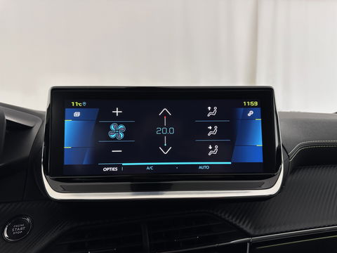 Peugeot e-208 EV GT 350 50 kWh [ 3-Fase ] {SOH-88%} (INCL.BTW) *FULL-LED | DIGI-COCKPIT | BLINDSPOT | CAMERA | LEATHER-ALCANTARA | AMBIENT-LIGHT | NAVI-FULLMAP | LANE-ASSIST | KEYLESS | DAB | CCS-FASTLOADER | HEATED-SPORTSEATS | 17''ALU