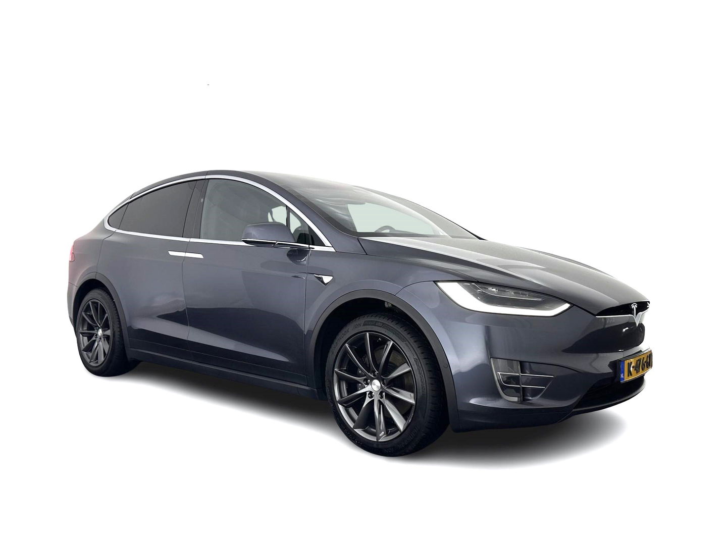 Tesla Model X Long Range [ 3-Fase ] (INCL.BTW) Aut. *PANO-WINDOW | AUTO-PILOT | LEATHER | TOP-VIEW | NAVI-FULLMAP | FULL-LED | AIR-SUSPENSION | DIGI-COCKPIT | KEYLESS | CAMERA | DAB+ | HEATED-COMFORTSEATS | TOWBAR | 20''ALU*
