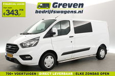 Ford Transit Custom - 2.0 TDCI L2H1 | Euro6 | DC | 6-Zits | Airco | Cruise | Carplay | Trekh. | Navi | Parkeersens.