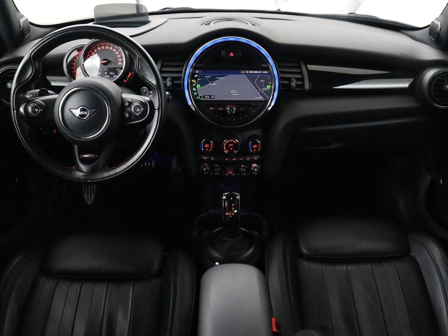 MINI Cooper S 2.0 Knightsbridge Edition | Panoramadak | Leder | Stoelverwarming | Head-Up | Carplay | Harman/Kardon | Navigatie | Climate control | Park Assist | Cruise control | Bluetooth