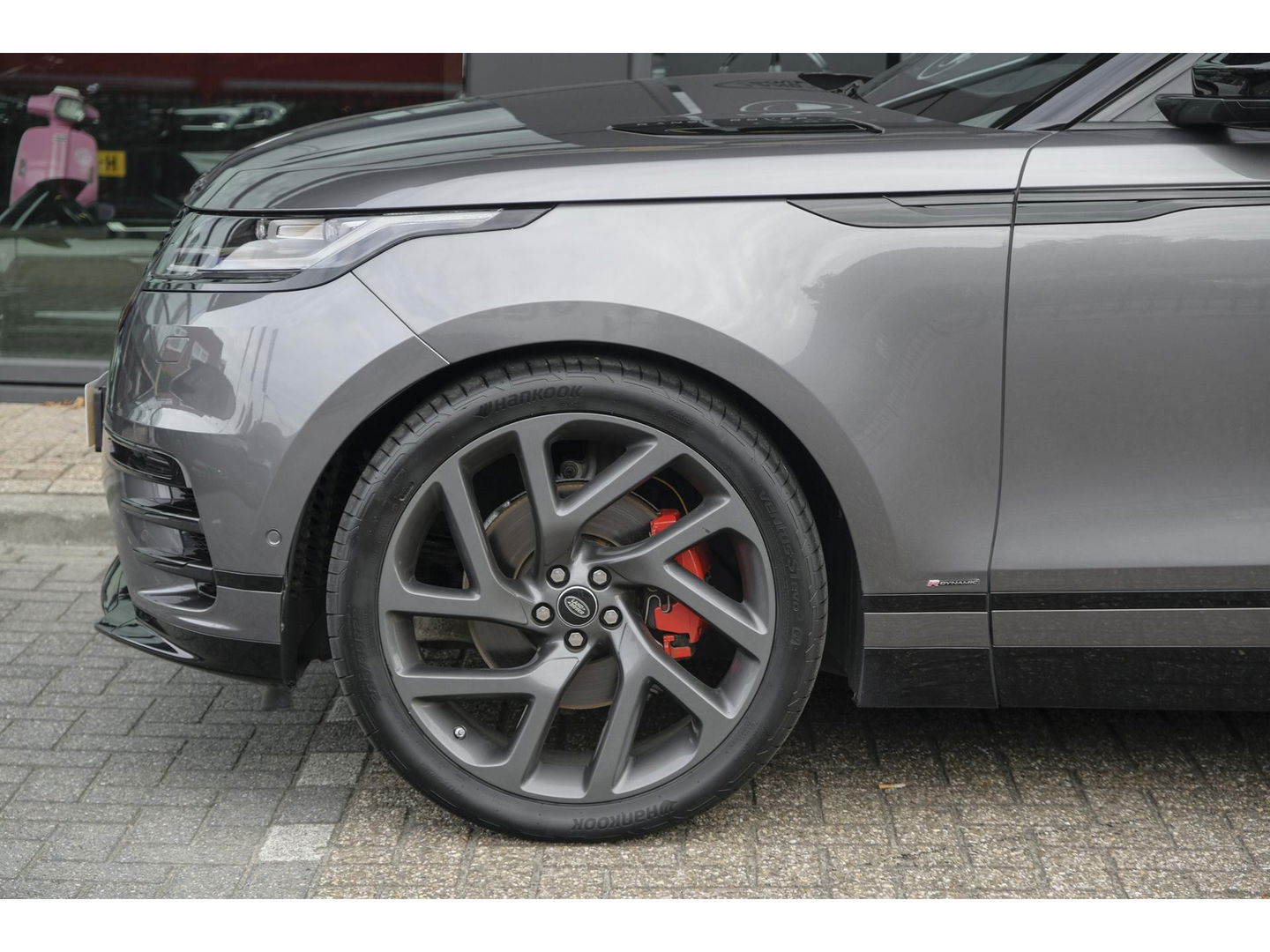 Land Rover Range Rover Velar D300 V6 300pk R-dynamic Grijs kenteken Panoramadak Medidian 22" LMV SVR