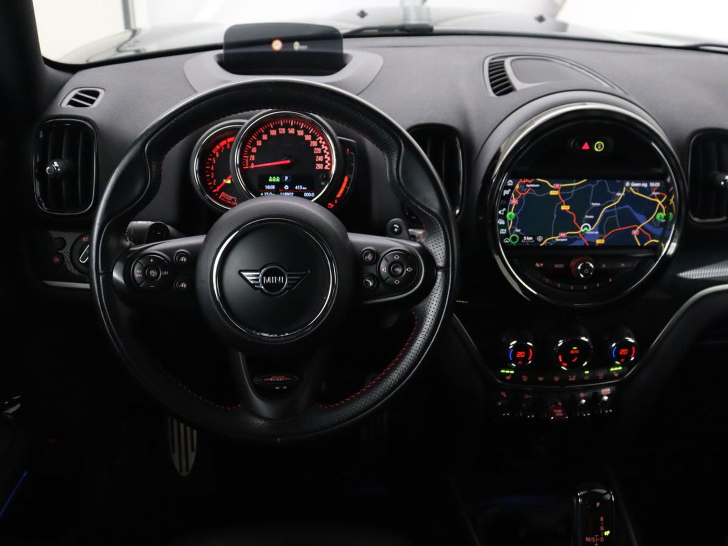MINI Countryman 2.0 John Cooper Works ALL4 Chili | Panoramadak | Leder | Adaptive cruise | Stoelverwarming | Head-Up | Camera | Memory | Carplay | Navigatie | Full LED | Origineel NL