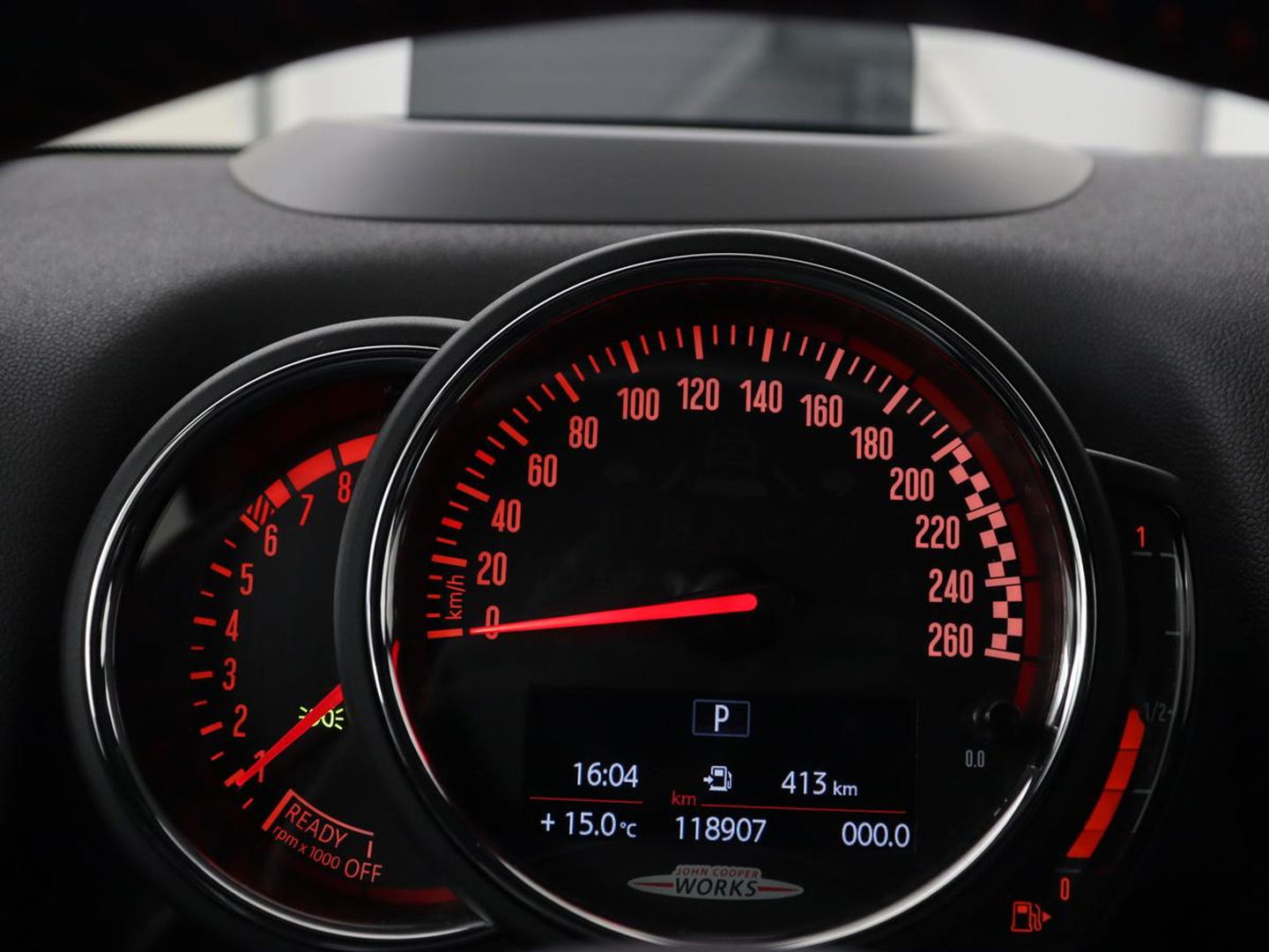 MINI Countryman 2.0 John Cooper Works ALL4 Chili | Panoramadak | Leder | Adaptive cruise | Stoelverwarming | Head-Up | Camera | Memory | Carplay | Navigatie | Full LED | Origineel NL