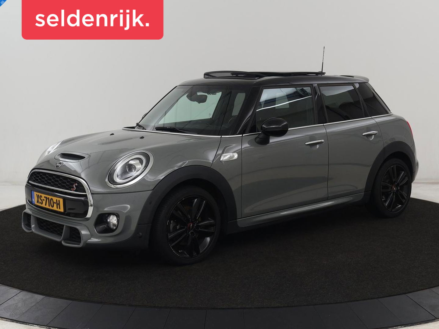 MINI Cooper S 2.0 Knightsbridge Edition | Panoramadak | Leder | Stoelverwarming | Head-Up | Carplay | Harman/Kardon | Navigatie | Climate control | Park Assist | Cruise control | Bluetooth