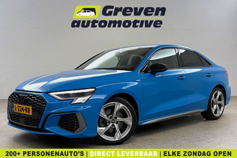 Audi A3 30 TFSI S-line Turbo Blue | Virtual | Carplay | Trekh. | Cruise | Navi | Parkeersens. | NAP