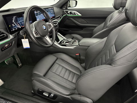 BMW 4 Serie M440i xDrive 374PK M-pakket High Executive | Cabrio | BMW Laser | Memory | Curved Display | H/K | HuD | Sfeer | 360°