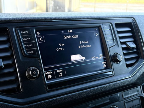 Volkswagen Crafter 35 2.0 TDI L4H3 177PK AUTOMAAT | MOOIE UITVOERING | LUCHTVERING | ZWART |