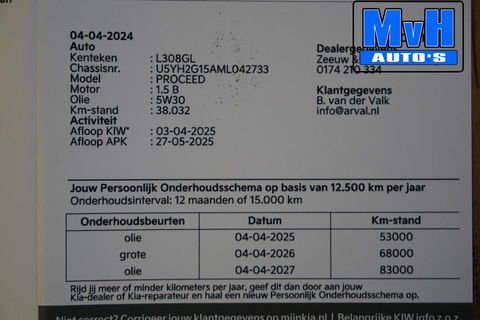 Kia ProCeed 1.5 T-GDI GT-Line