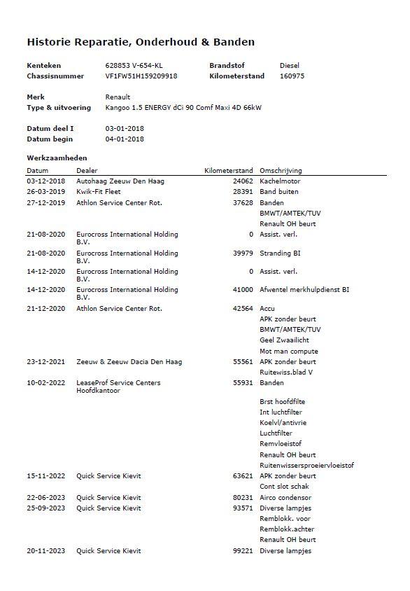 Renault Kangoo 1.5 dCi 90 Energy Luxe Maxi L2H1 / CRUISE CONTROLE / NAVI / AIRCO / EURO 6