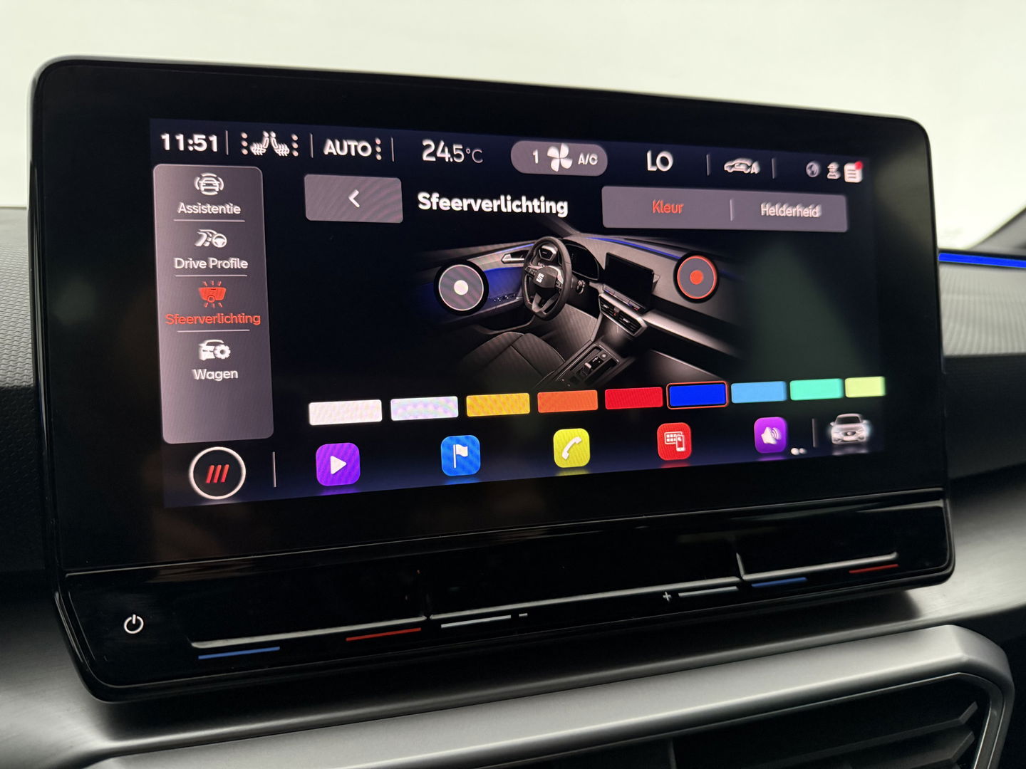 SEAT Leon 1.5 eTSI FR 150PK | Virtual | Camera | Sfeer | Adap. Cruise | Stoel/Stuurverw. | Trekh. | Carplay | Keyless | NAP