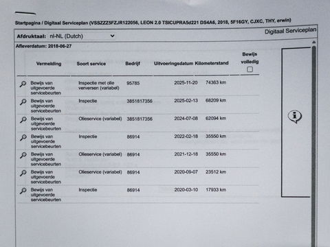 SEAT Leon 2.0 TSI CUPRA 300 PANO SCHAAL VIRTUAL KEYLESS DAB