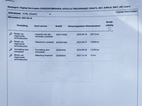 CUPRA Ateca 2.0 TSI 4DRIVE PANO BEATS 360 CAMERA SCHAALSTOELEN